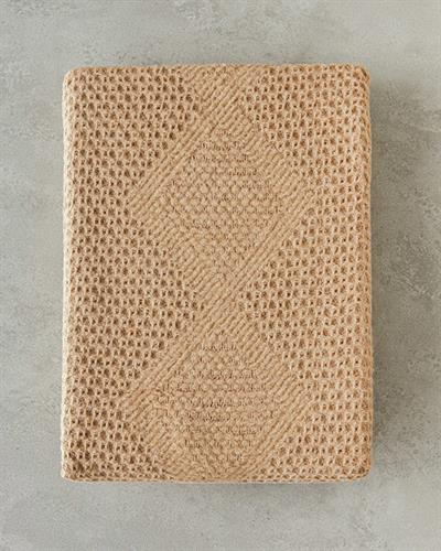 Saige Тв Одеяло Шотландско каре 110x170 см. Бежов