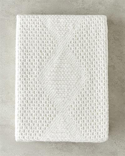 Saige Тв Одеяло Шотландско каре 110x170 см. Екрю