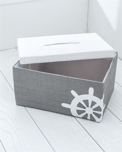 Sailor Кутия За Съхранение Полиестер 39x29x20 см Сив