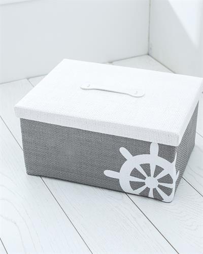 Sailor Кутия За Съхранение Полиестер 39x29x20 см Сив