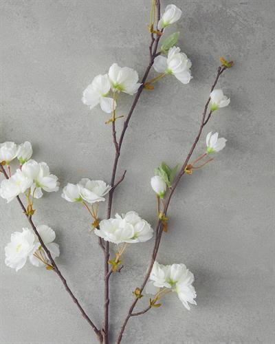 Sakura Изкуствено Цвете Един Стрък 115 см. Бял