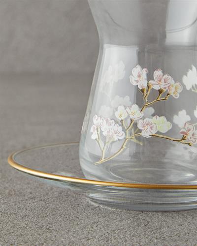 Sakura Сервиз За Чай 12 части за 6 души Стъкло 132 мл Прозрачен