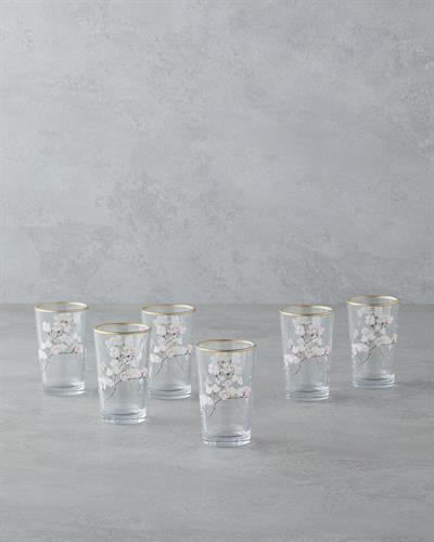 Sakura Dream Чаша 6 бр. Стъкло 100 мл Прозрачен
