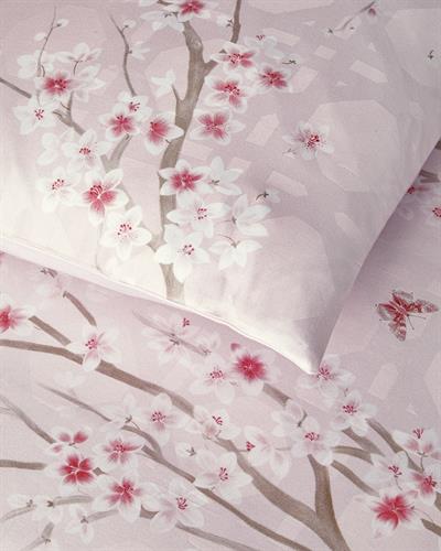 Sakura Komorebi Спален Комплект Двоен Жакардов дигитален мек памук 200x220 см Розов