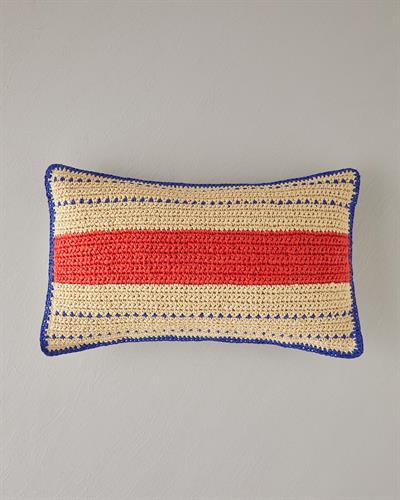 Sali Декоративна Възглавница Рафия 45x45 см Натурален