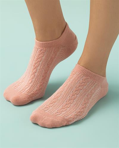 Samara Cotton Women Ankle Socks 36-40 Pink