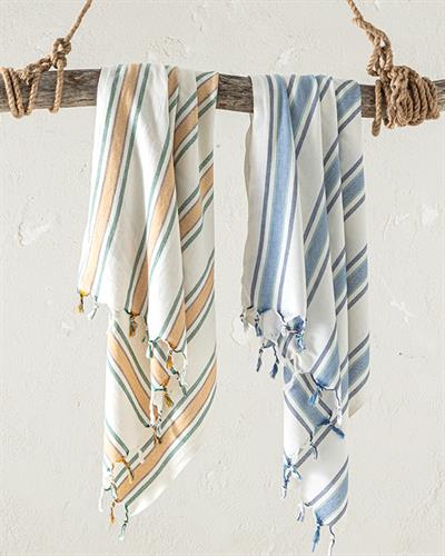 Samba Пештемал На Райета, Памучен, Жълто Зелен, 90 X 160 Cm