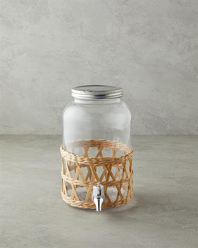 Glass Beverage Holder Transparent