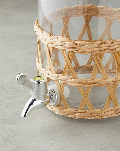 Glass Beverage Holder Transparent