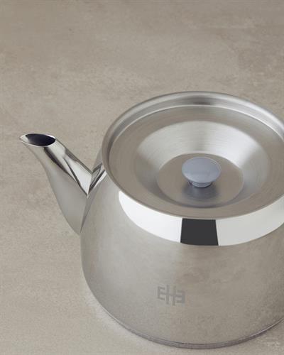 Sandra Чайник Стомана 1+2,1 л Сребърен.