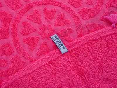 Sandra ПЛАЖНА ХАВЛИЯ Кръгла Жакардов 150 cm DarkPink