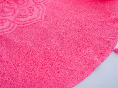 Sandra ПЛАЖНА ХАВЛИЯ Кръгла Жакардов 150 cm DarkPink