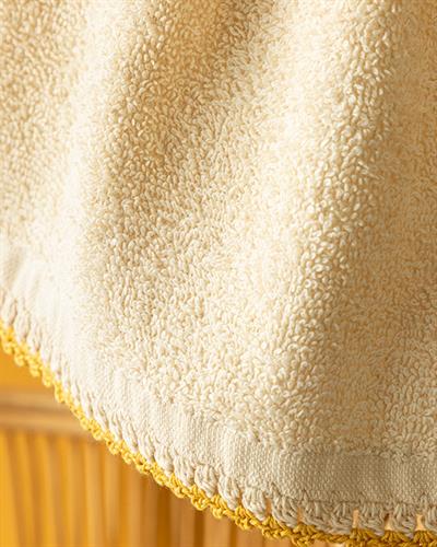 Sandy Хавлии За Ръце С Крошета, Памучен, Бежово-Жълто, 30 X 40 Cm