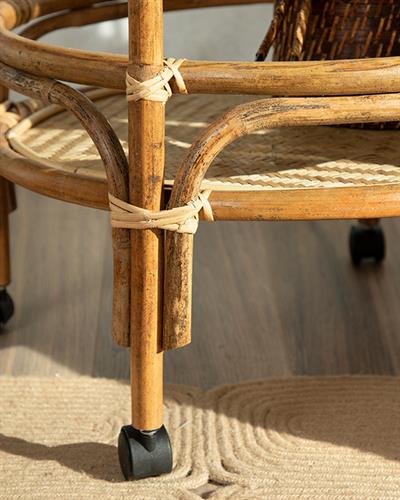 Sandy Масичка За Кафе 55x55x87 см Кафяв