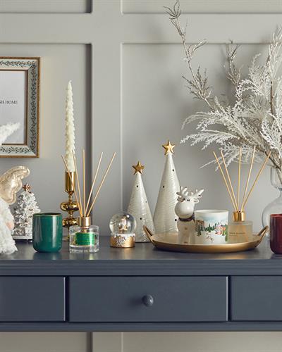 Santa Снежен Глобус 6,6x6,6x8,5 см Златен