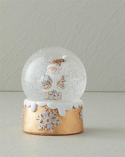Santa Снежен Глобус 6,6x6,6x8,5 см Златен