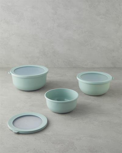 Sara Кутия За Съхранение 3 бр. Пластмаса 1,5 + 2,5 + 4 л Mint