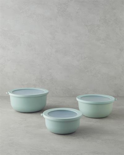 Sara Кутия За Съхранение 3 бр. Пластмаса 1,5 + 2,5 + 4 л Mint