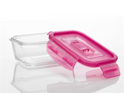 Sare КУТИЯ ЗА СЪХРАНЕНИЕ Правоъгълна Cam Pink