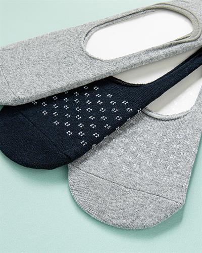 Sart Чорапи Бабет Мъжки 3 Бр., Памучен, Сиво-Тъмно Синьо, 36-40