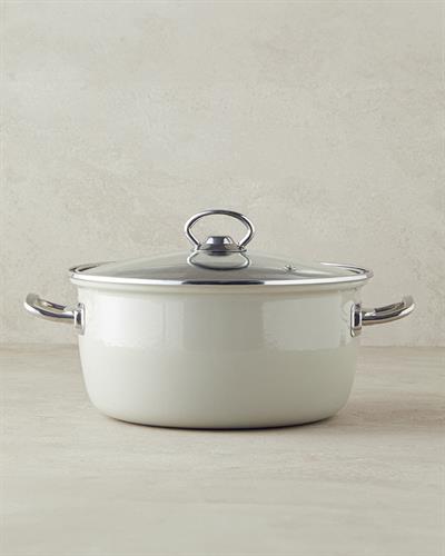 Sartagi Тиган За Пържене Емайлиран 22 см Бежов