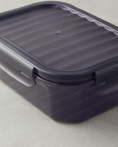 Sasha Кутия За Съхранение 3 бр. Пластмаса 400+800+1400 мл Антрацит