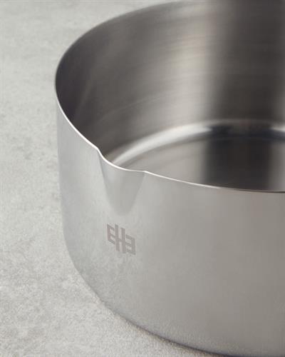 SauceMate Комплект Тенджери 2 части за сос Неръждаема стомана 14-16 см. Сребърен.