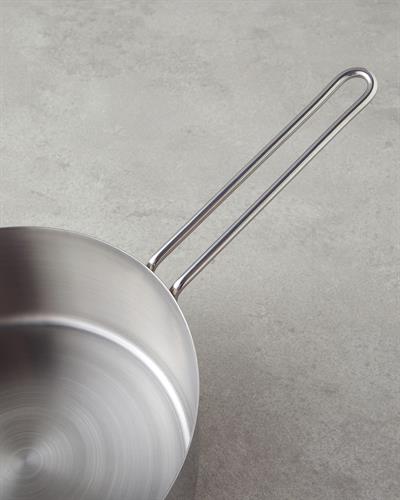 SauceMate Комплект Тенджери 2 части за сос Неръждаема стомана 14-16 см. Сребърен.