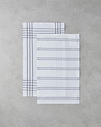 Savory Кърпа За Сушене 2 бр. Памучен полиестер 30x50 см Морскосин