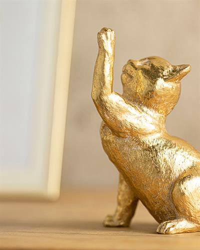 Scamp Cat Фигурка Полирезин 8,5x7x11 см Brown