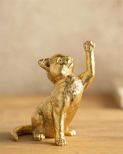 Scamp Cat Фигурка Полирезин 8,5x7x11 см Brown