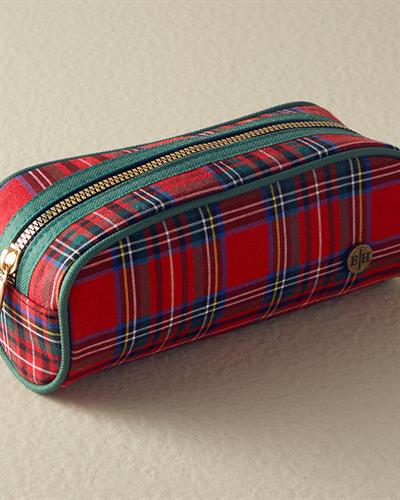 Scotch Plaid Чанта За Пътуване Полиестер 7x10x18 см Червен