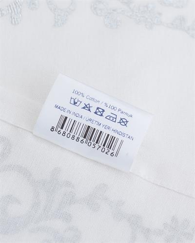 Scroll Подложки За Хранене 2 бр. С щампа 33x48 см Сребърен