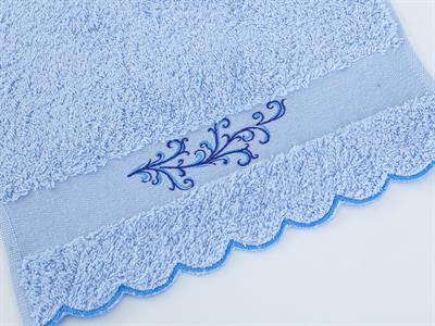 Scroll ХАВЛИИ ЗА РЪЦЕ Бродирани 30x45 cm Light Blue