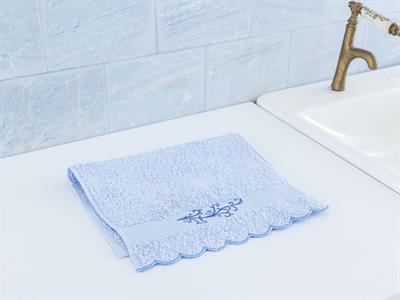 Scroll ХАВЛИИ ЗА РЪЦЕ Бродирани 30x45 cm Light Blue