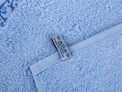 Scroll ХАВЛИИ ЗА РЪЦЕ Бродирани 30x45 cm Light Blue