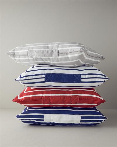 Sea Декоративен Пуф Бяло – Индиго, 60 X 60 Cm