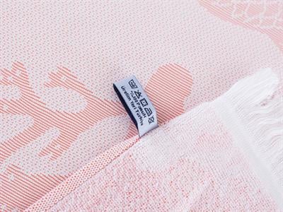 Sea Life ПЛАЖНА ХАВЛИЯ Боядисана нишка 80x150 cm Coral.