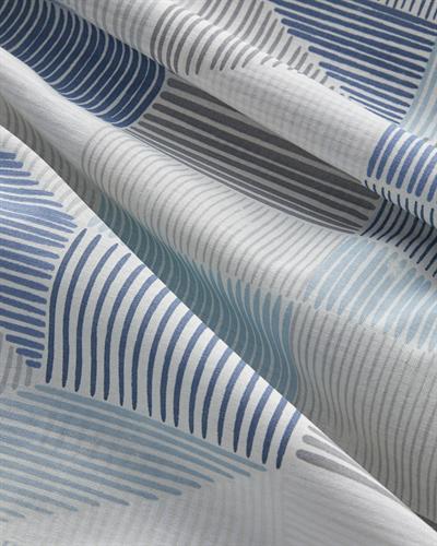 Sea Marine Спален Комплект Единичен Лесно за гладене 160x220 см Син - Бежов