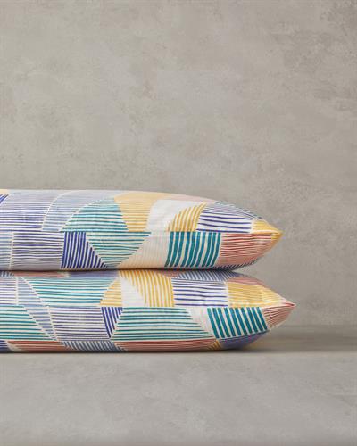 Sea Marine Калъфка За Възглавница 2 бр. Памучен 50x70 см Червен - Жълт