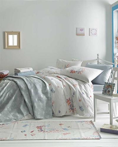 Sea Pearl Плик За Завивка Единичен Памучен 160x220 см Корал