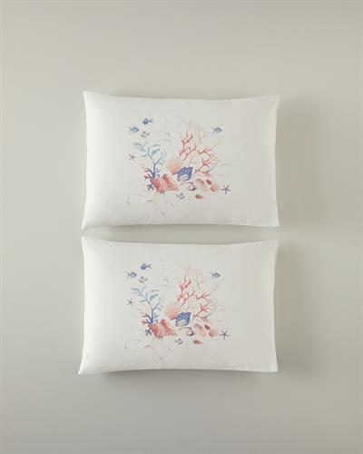 Sea Pearl Калъфка За Възглавница 2 бр. Памучен 50x70 cm Розов