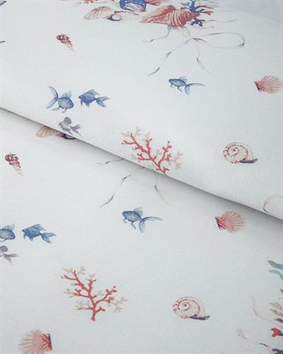 Sea Pearl Спален Комплект Двоен Памучен 200x220 см Розов