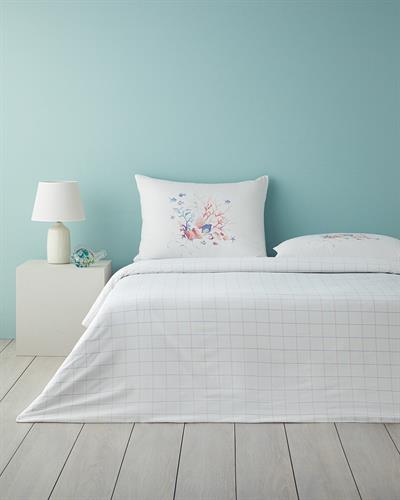 Sea Pearl Спален Комплект Двоен Памучен 200x220 см Розов