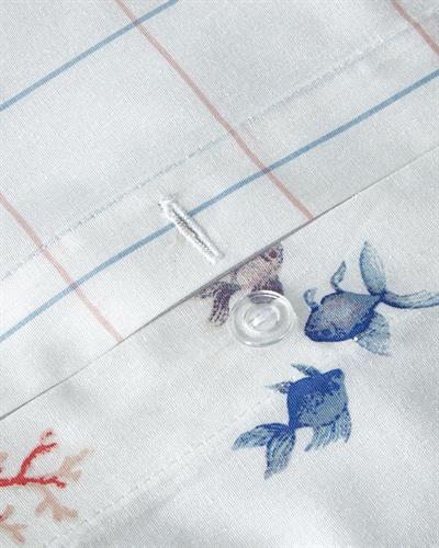 Sea Pearl Спален Комплект Двоен Памучен 200x220 см Розов