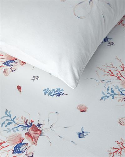 Sea Pearl Спален Комплект Двоен Памучен 200x220 см Розов