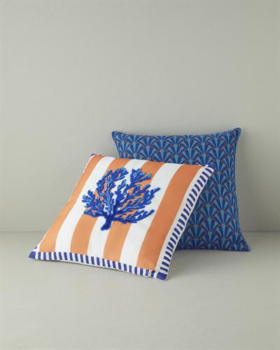 Sea Shell Декоративна Възглавница 45x45 см Син