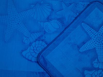 Sea Shells ПОСТЕЛКА ЗА БАНЯ КО 60x100 - 50x60 cm Dark Blue.