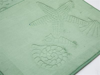 Sea Shells ПОСТЕЛКА ЗА БАНЯ КО 60x100 - 50x60 cm Koyu Yeşil