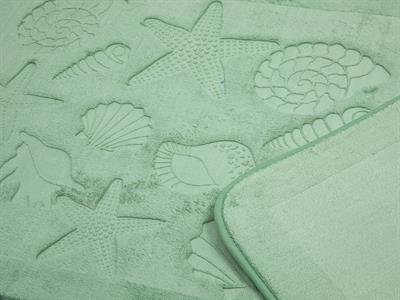 Sea Shells ПОСТЕЛКА ЗА БАНЯ КО 60x100 - 50x60 cm Koyu Yeşil